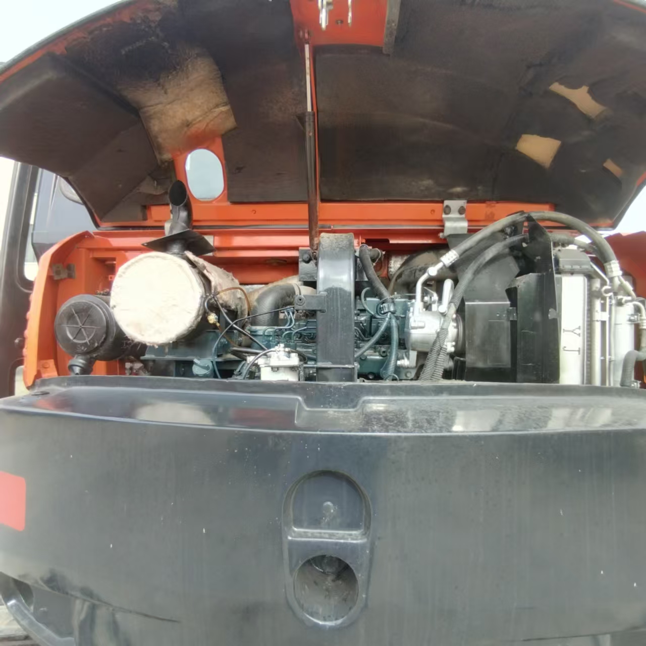 Rear counterweight view of 2025 Kubota KX185-3 used excavator, $16,667, worldwide shipping